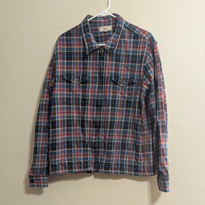 Plaid Lightweight Shirt Jacket